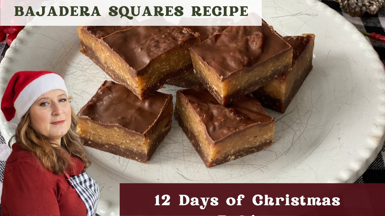 Bajadera Squares | 12 Days of Christmas Baking