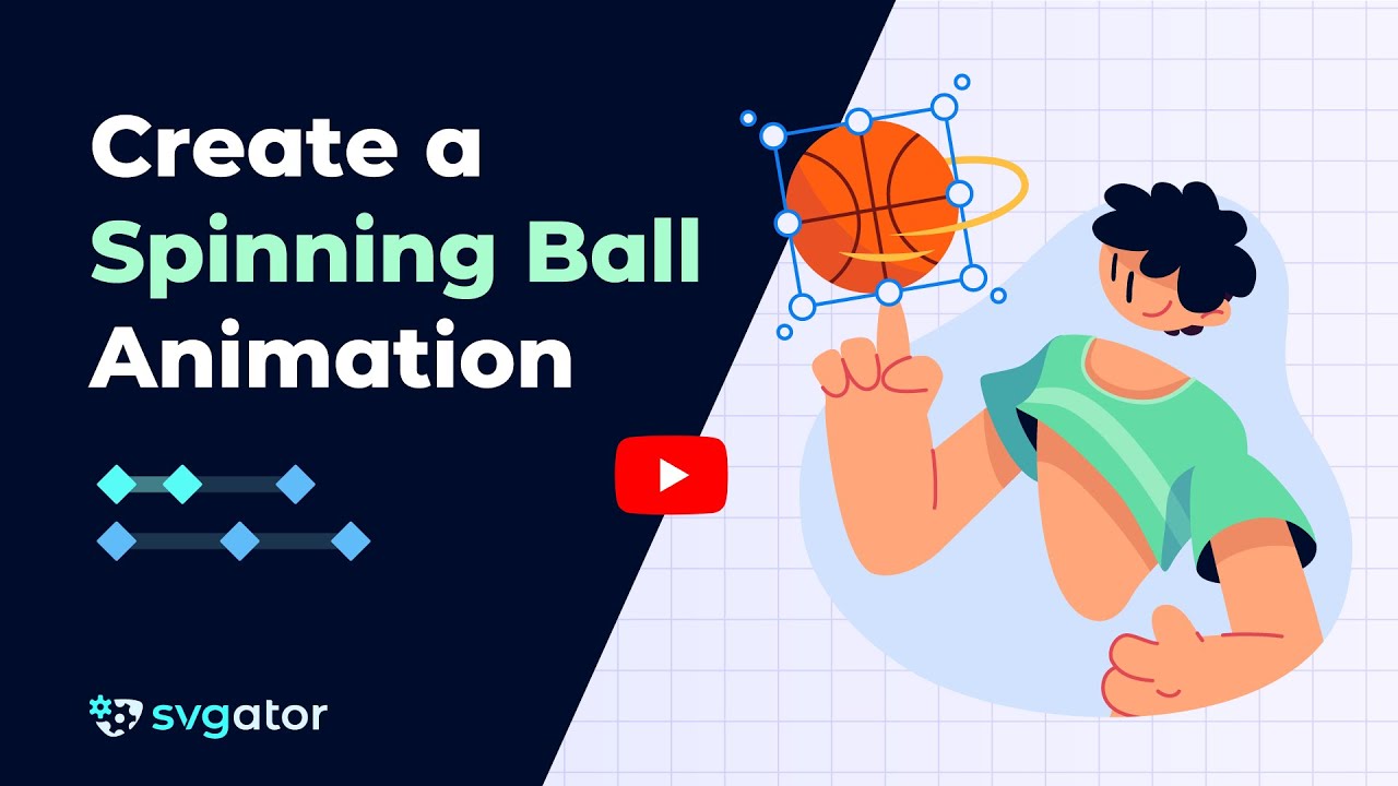 Create a Spinning Ball Animation | SVGator