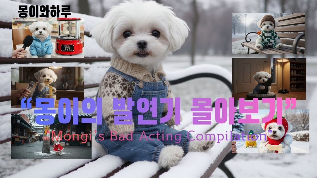 “몽이의 발연기 몰아보기”“Mongi’s Bad Acting Compilation” 는 바쁜 몽이의 브이로그를 함께 즐겨요!”#말티즈#ai강아지#브이로그#인터뷰#몽이의하루#발연기
