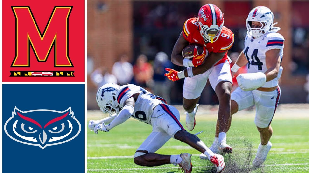 Maryland vs Florida Atlantic Highlights | FBS Week 1 | 2025 College Football
