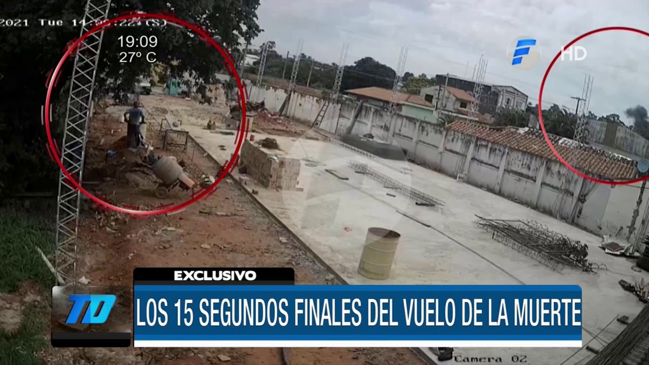 #Exclusivo - Graban momento exacto de la caída del avión en Luque
