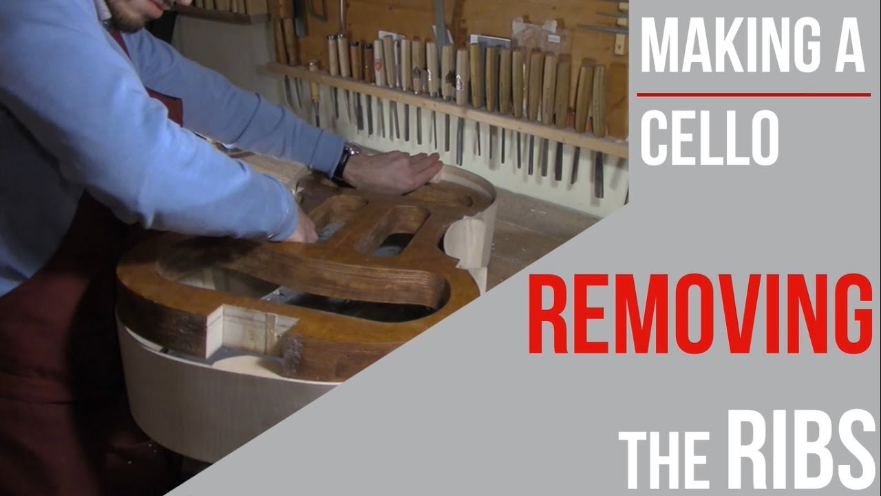 MAKING A CELLO | Removing the RIBS