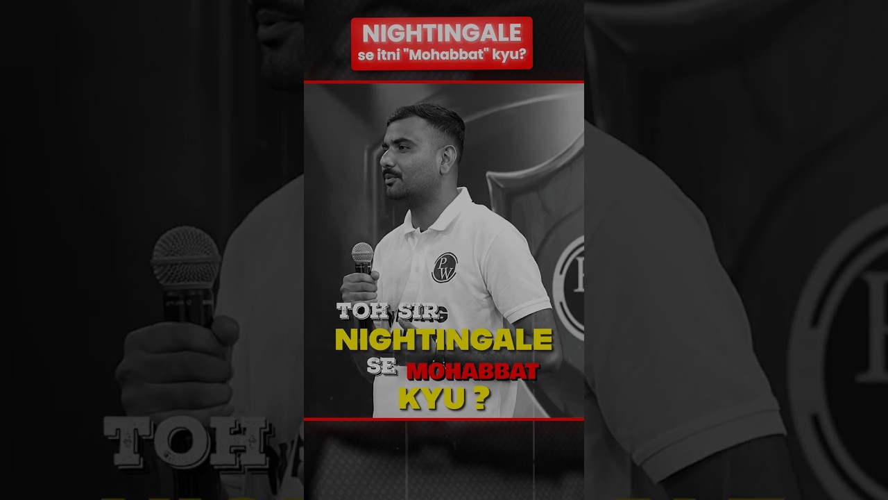 Nightingale Se Itni Mohabbat Kyun? ❤️ | PW Nursing Wallah #shorts #nursingwallah #trending #viral