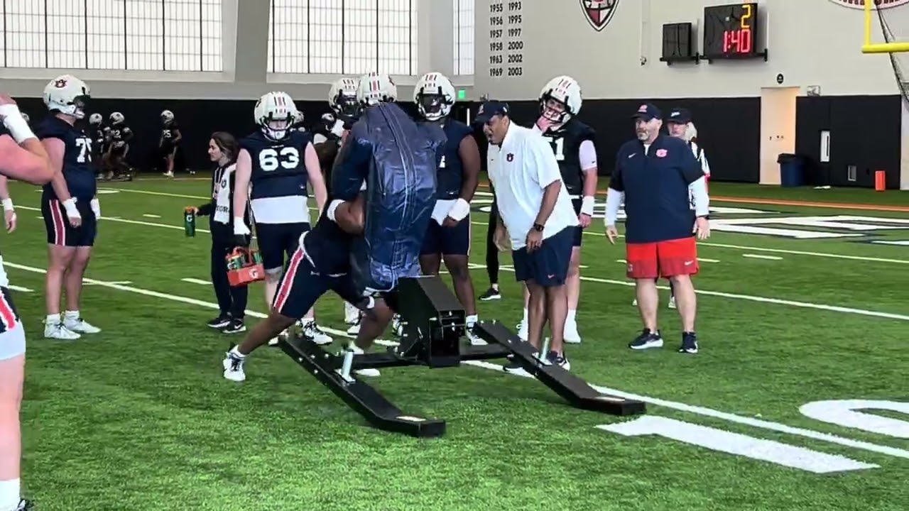 Auburn’s first spring practice 3-17-26