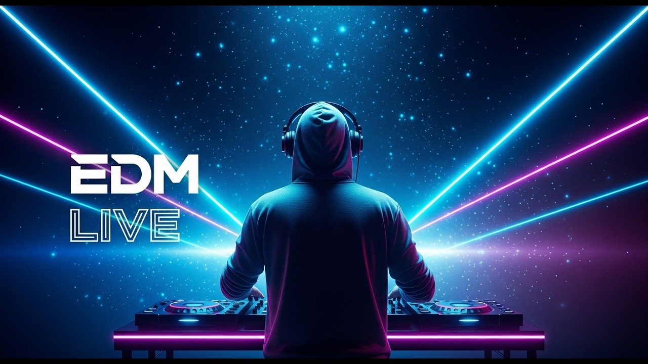 EDM Moderno en Vivo 🚀 Sonido Electrónico Limpio y Poderoso