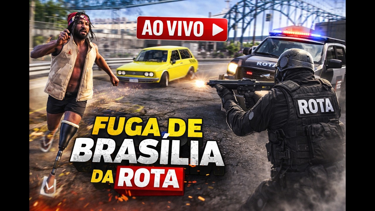 FUGA AO VIVO NA FAVELA AO VIVO