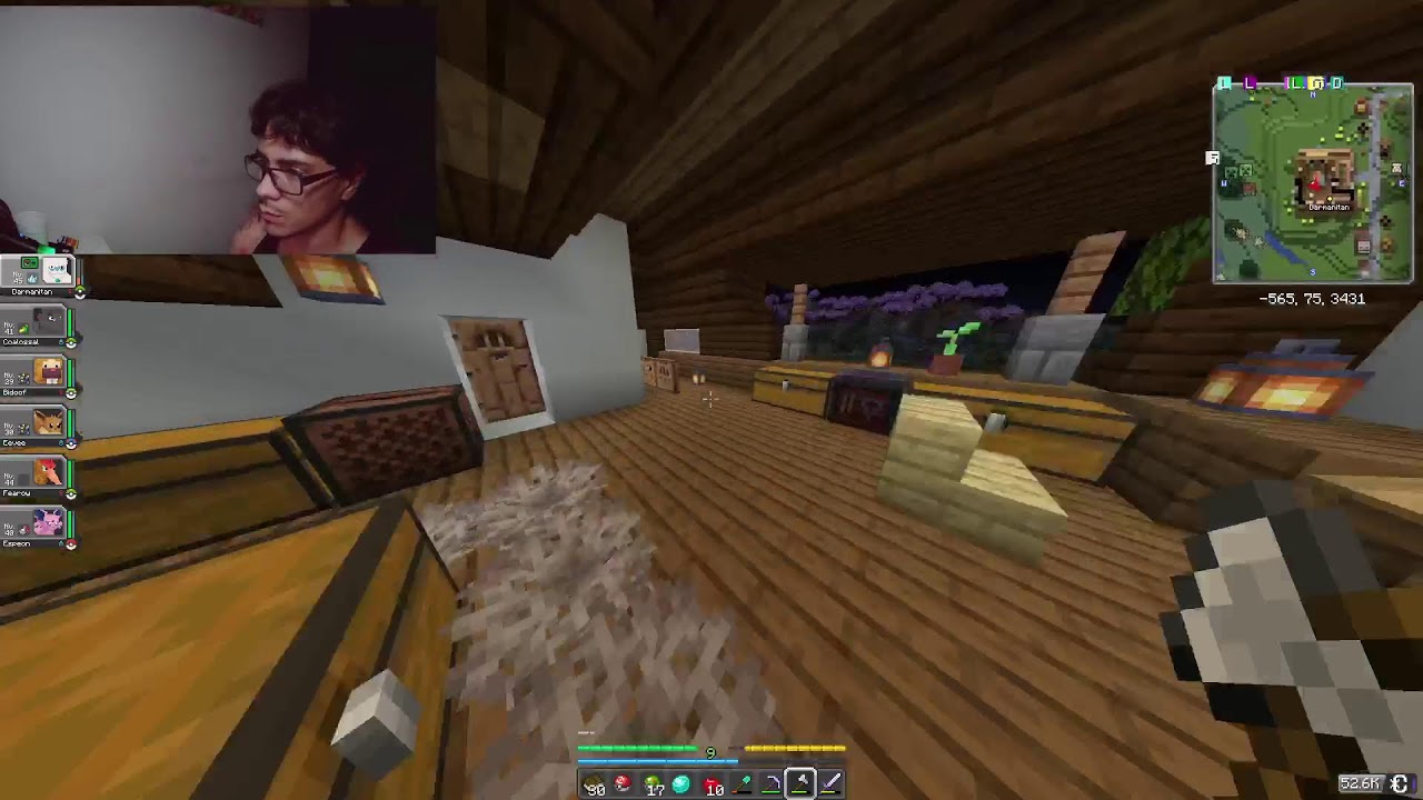 Nochecita de Cobbleverse dia 5 (un noob en minecraft pokemon)