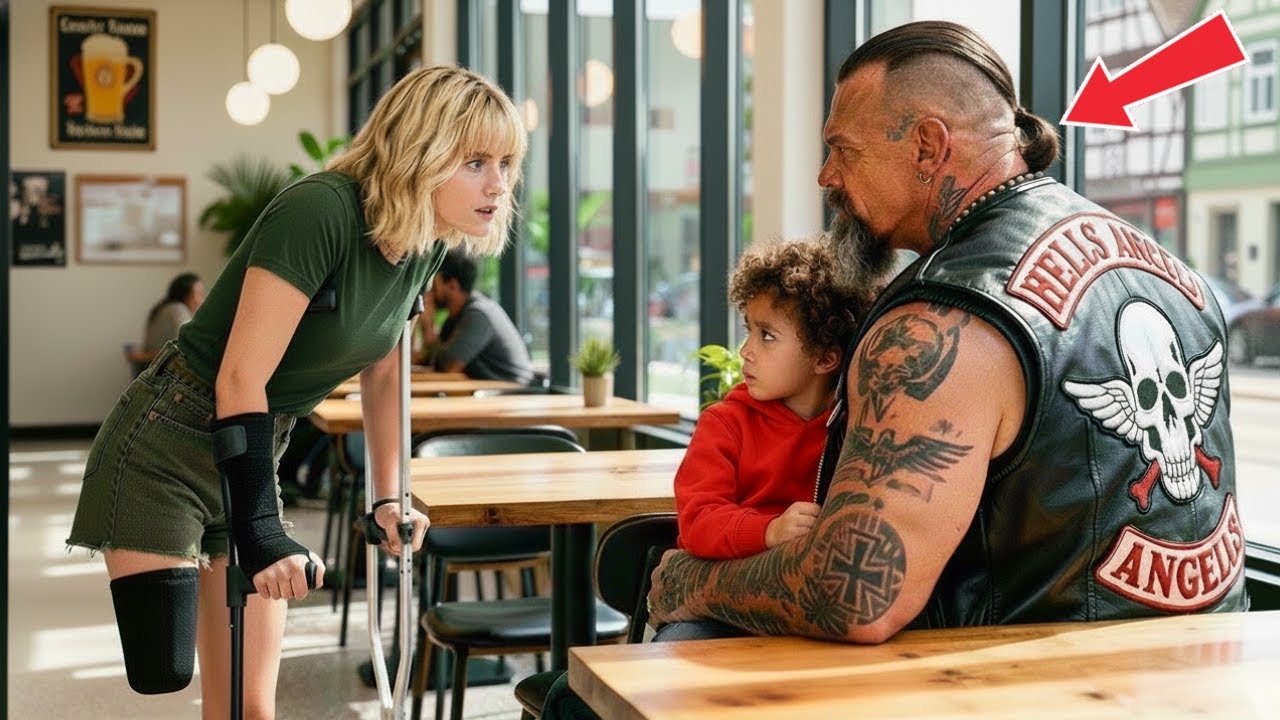 „Kann ich diesen Tisch teilen?“ — Was der Hells-Angel-Vater dann tat, rührte alle