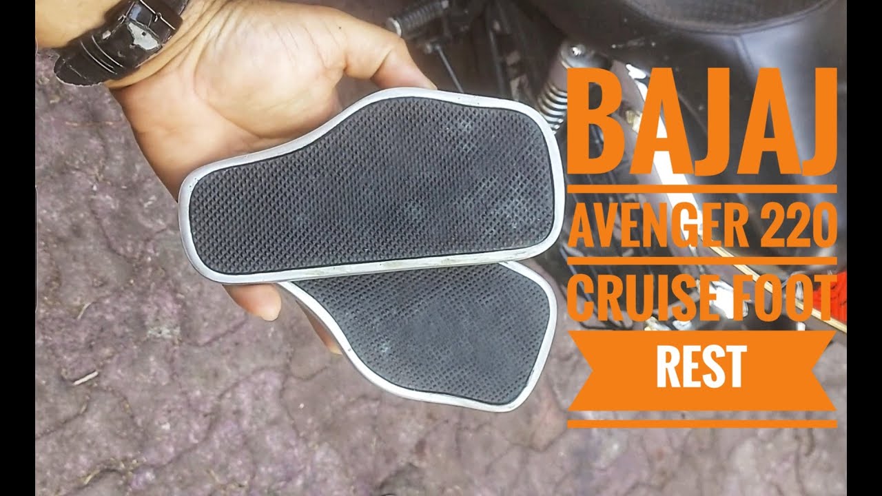 Foot Rest for Bajaj  Avenger 220 Cruise #avengerfootrest#bajajavengercruise220footrest #widefootrest