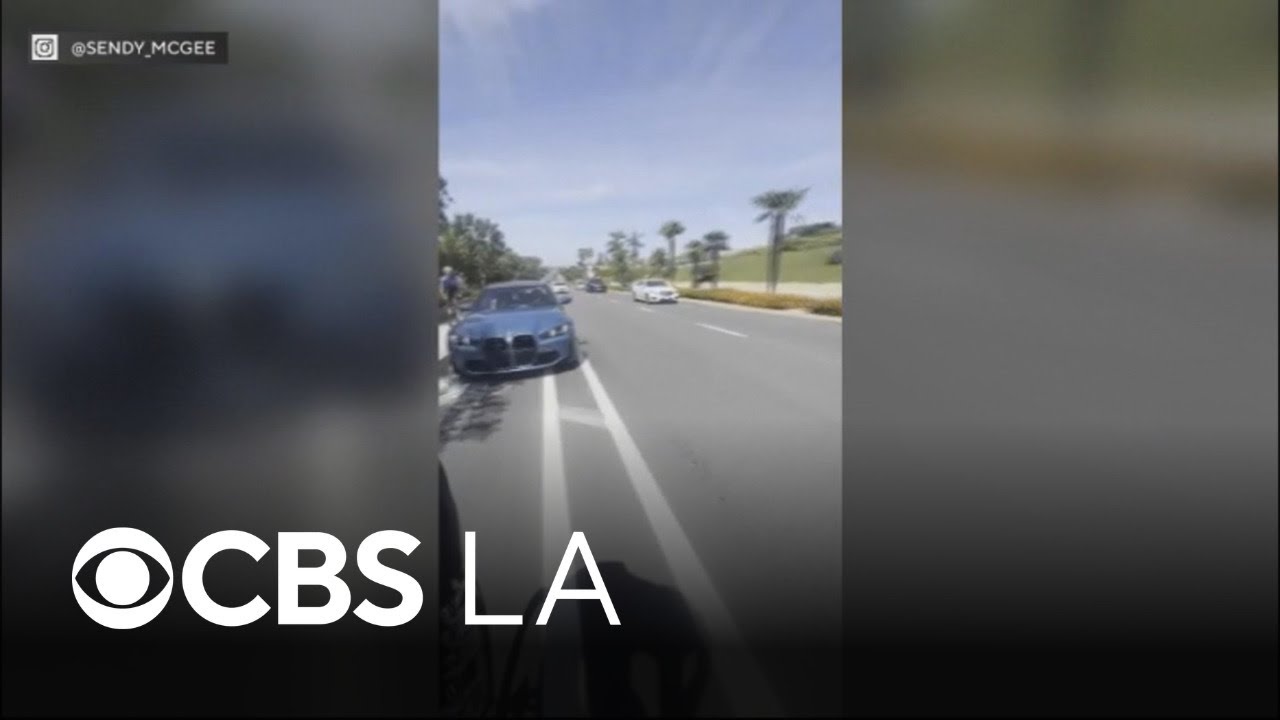 Newport Beach police arrests BMW driver in road rage incident with bicyclists