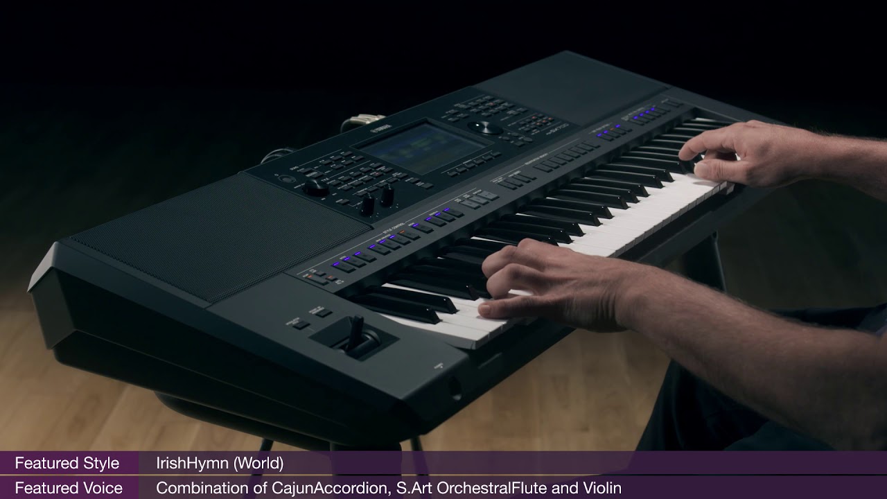 PSR-SX700 - Voice & Style Demonstration: IrishHymn (World)