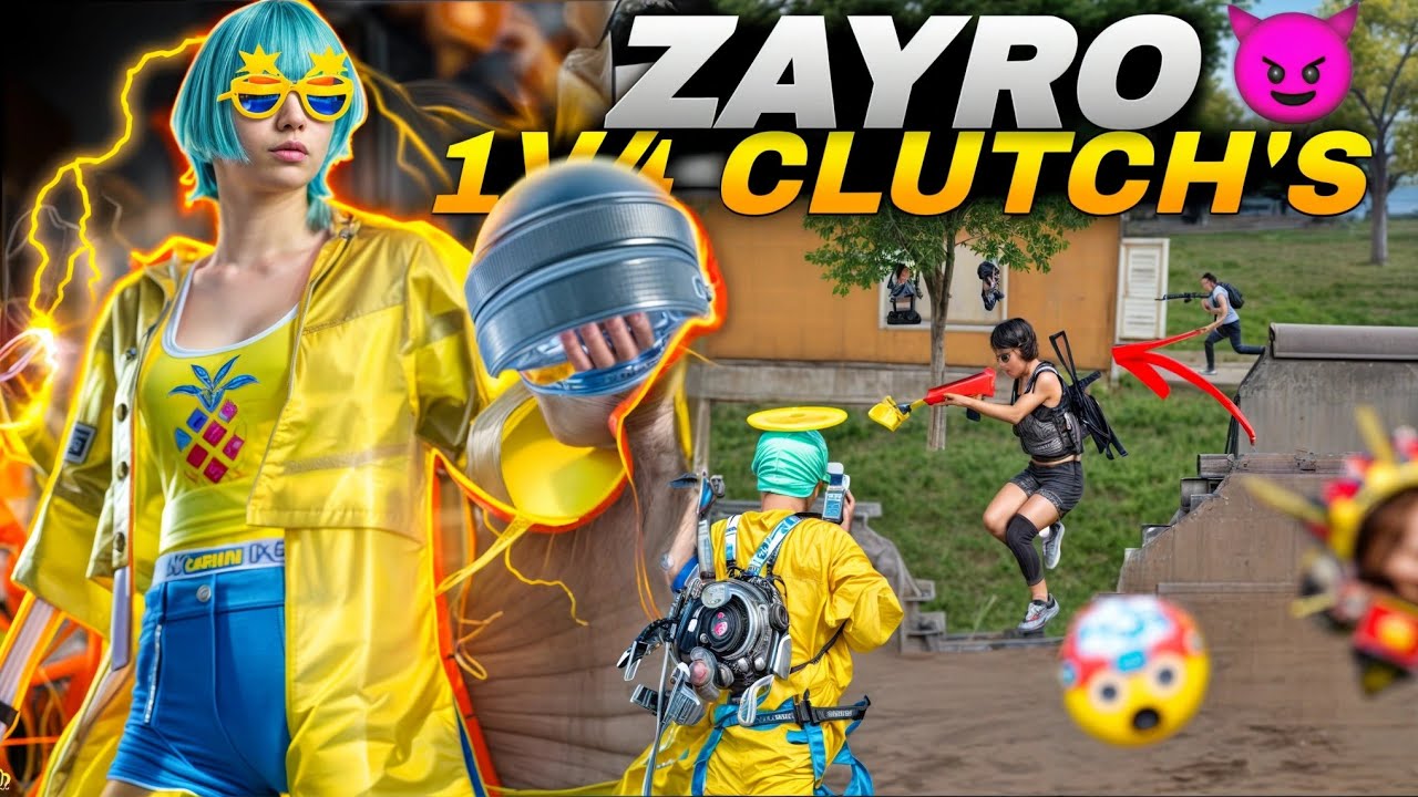 Solo vs Squad 1v4 Clutch 🔥Insane Reflexes & Pure Skill | BGMI 🔱