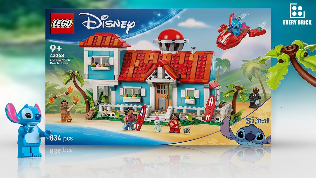 LEGO Disney - Lilo and Stitch Beach House - 43268 Speed Build