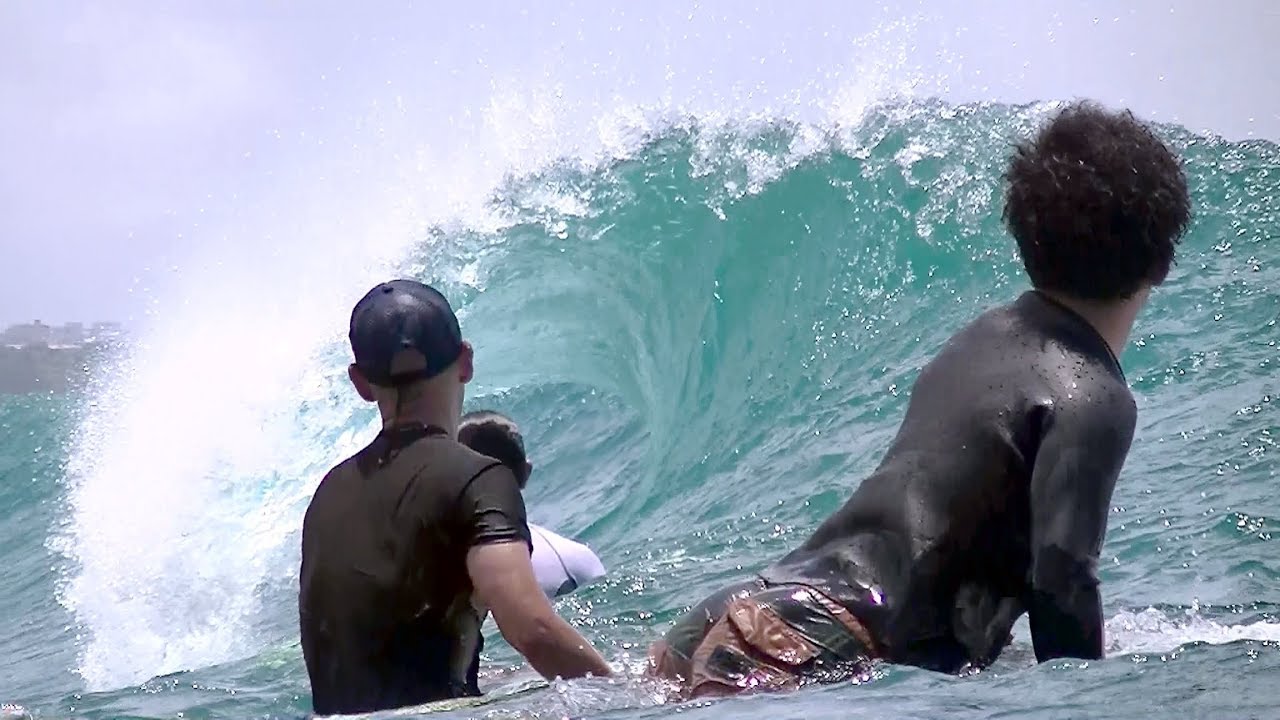【実録】短時間で腰からダブルへサイズアップしていく砂辺マジックの様子/台風サーフィン2017