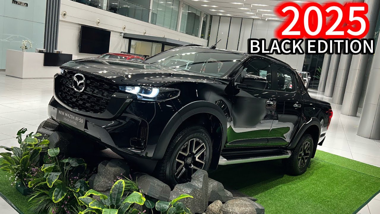 Mazda BT-50 Black Edition ( 2025 ): MAZDA BT-50 On/Off-Road | Cools Pickup Features!