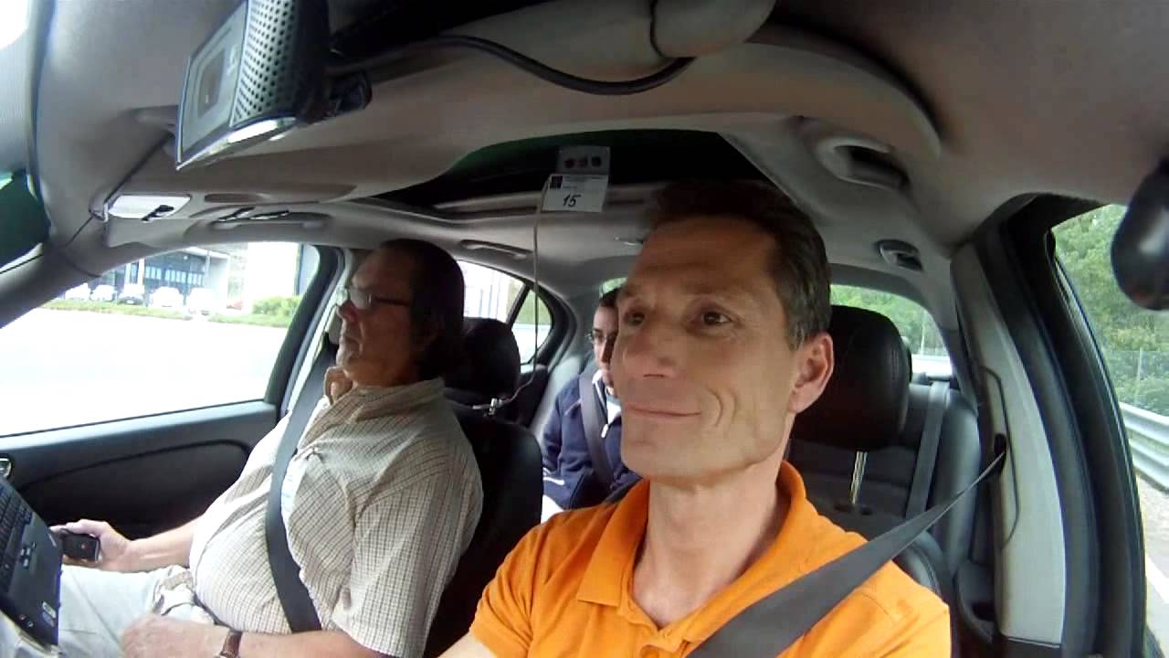 Reaction time process: real car test