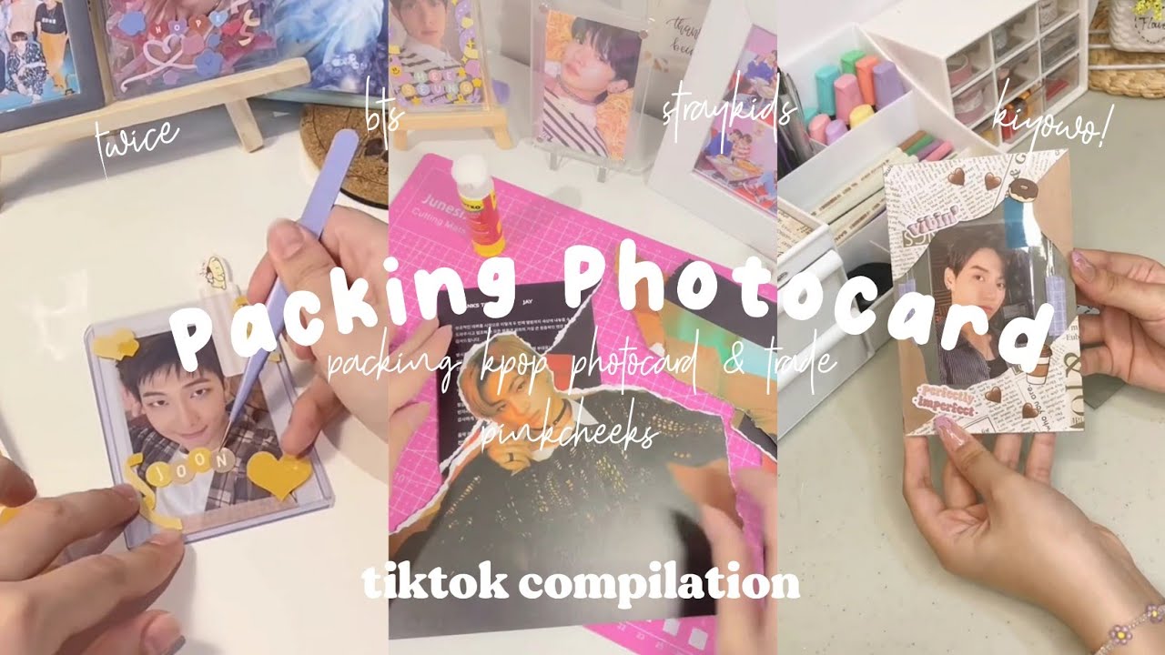 pack photocard order & trade [asmr] video compilation