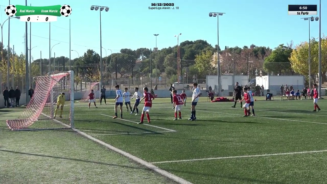 Alevín Superliga (J.10) 2023-12-16 Real Murcia (2) - Ucam (0) - 1a Parte