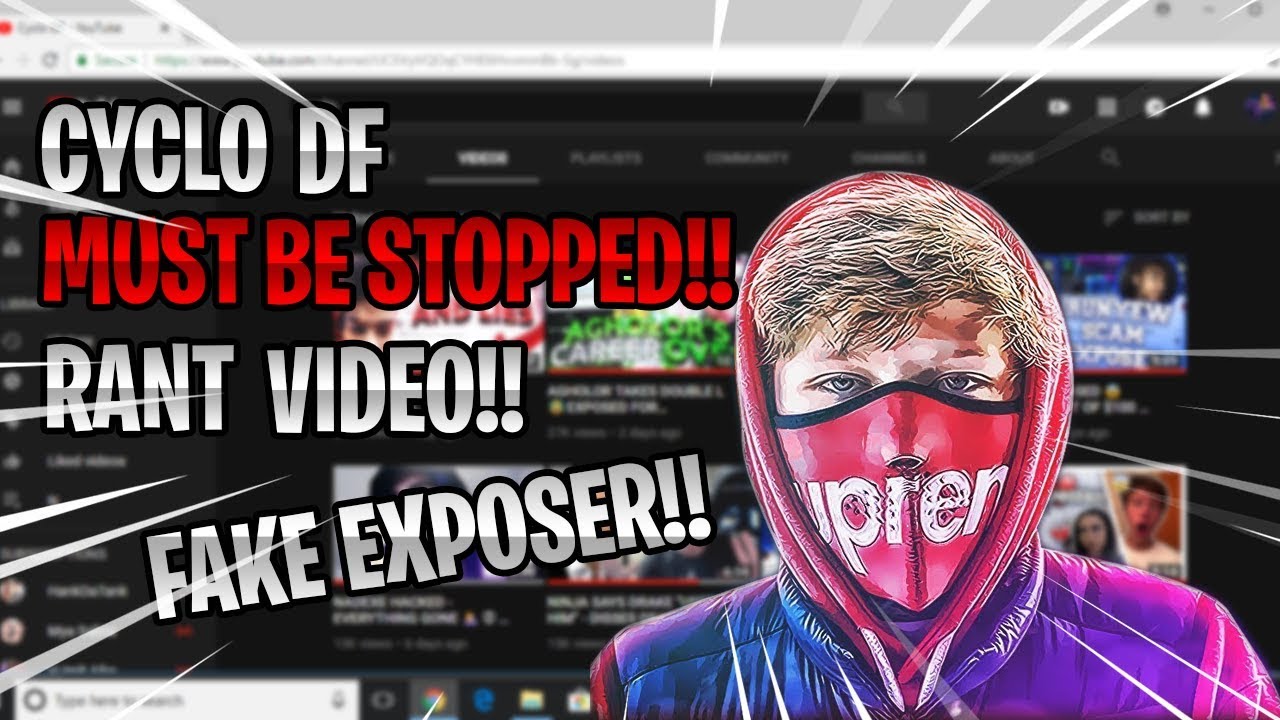 This Kid Has To Be Stopped!! - Cyclo DF Rant 
