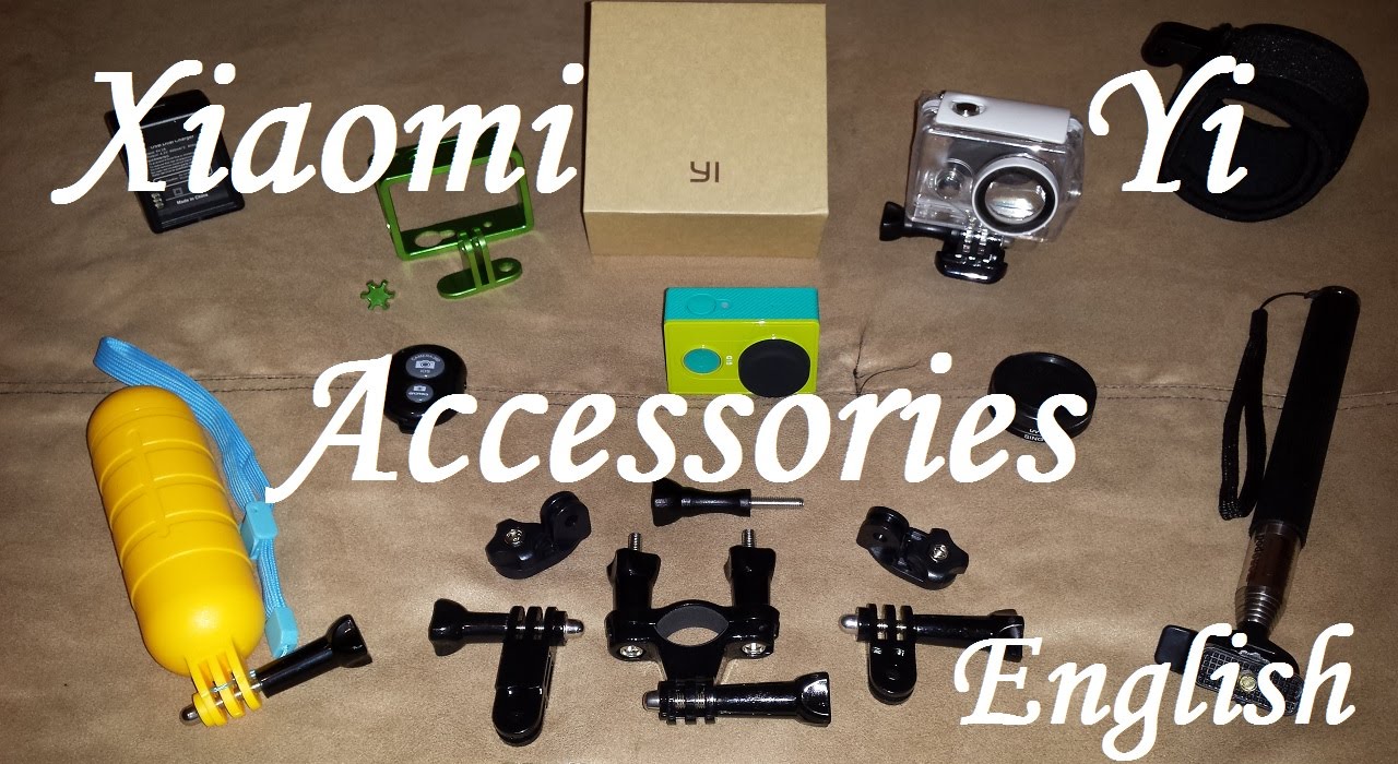 Xiaomi Yi Action Camera Accessories English #kw