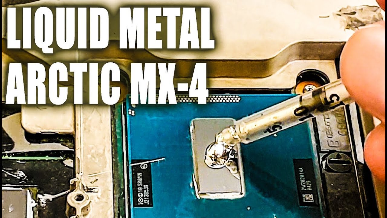 Liquid metal Coollaboratory Ultra vs Arctic MX-4 on ThinkPad T430 (works great!)