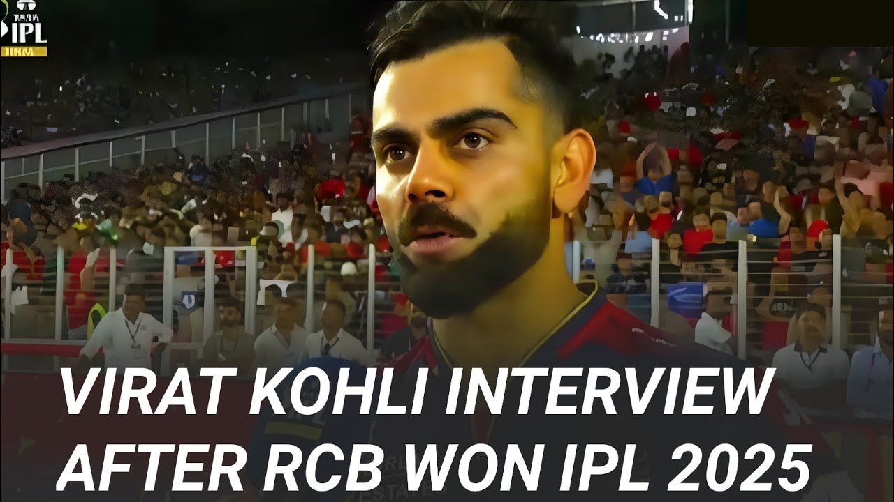 Virat Kohli Interview After RCB Won IPL 2025 | RCB Champions | Virat Kohli Emotional Speech