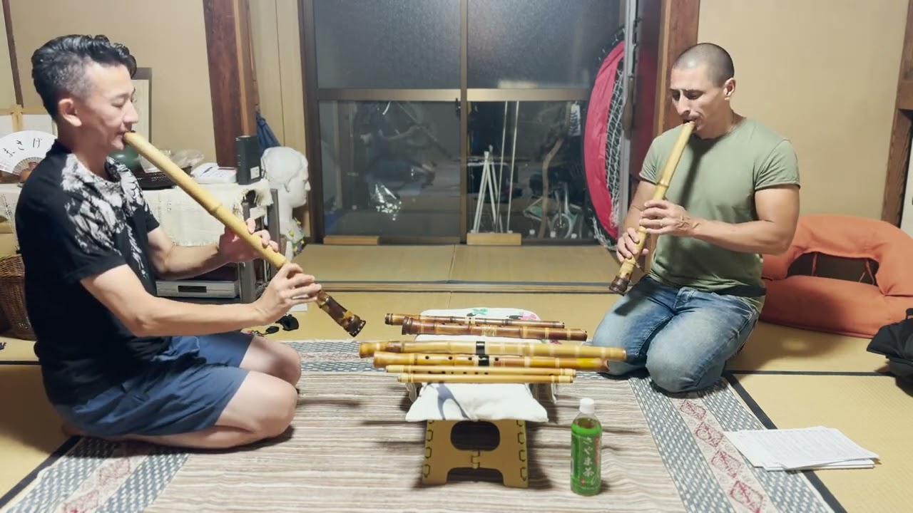 Japan Folk Magic: Jun Watanabe & Rodrigo Rodriguez plays 'Otachi Zake&rsquo; Shinobue, Shakuhachi