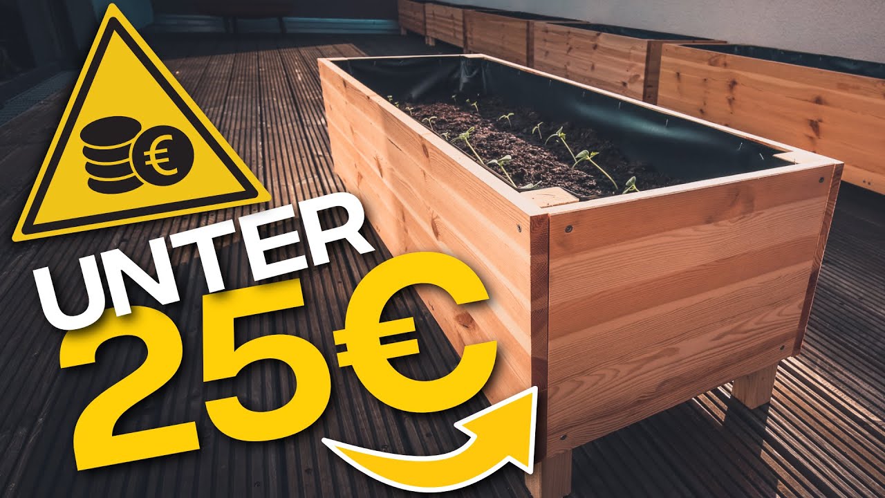 Hochbeet selber bauen f&uuml;r 25&euro;