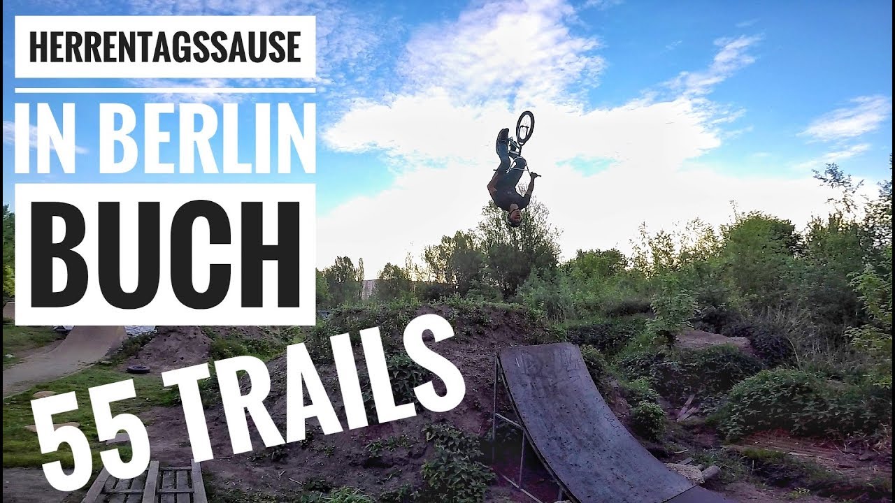 Tricksprung geballer am Herrentag in Berlin Buch 55 Trails