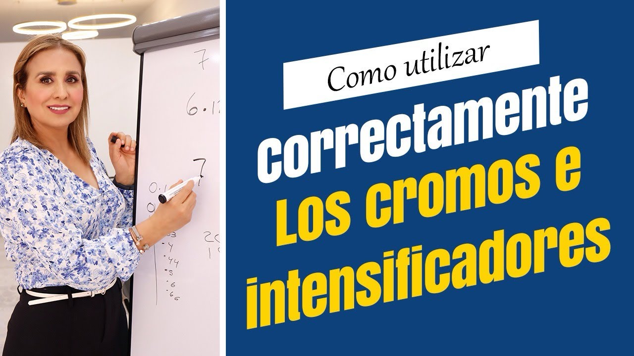 Como usar los cromos o intensificadores de manera correcta @bettylazcano te enseña. Facil y rápido