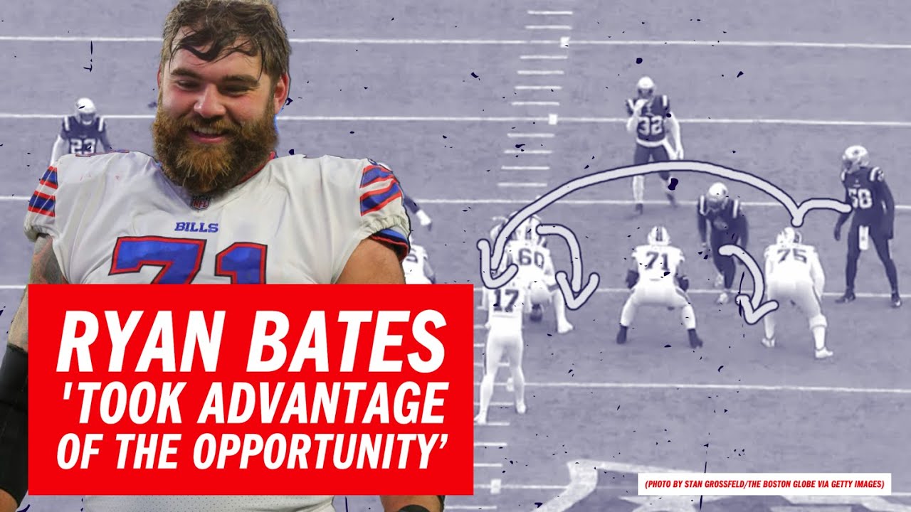 Bills Ryan Bates 'took advantage of the opportunity' against the Patriots