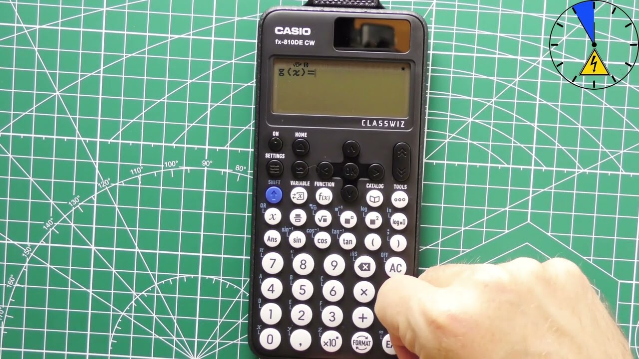 Wertetabelle Casio fx810 DE CW