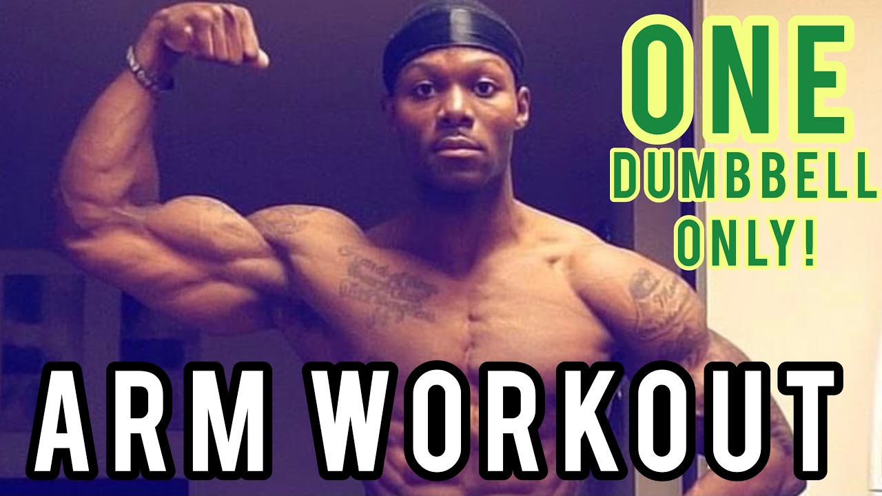 25 MINUTE ARM WORKOUT (ONE DUMBBELL ONLY) | FOLLOW ALONG // BUILD BIGGER BICEPS, TRICEPS, FOREARMS