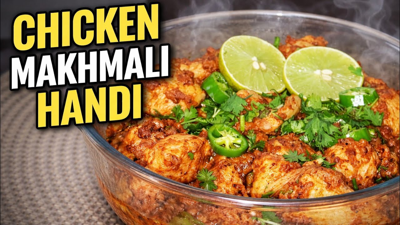 Chicken Makhmali Handi Recipe | چکن مخملی ہانڈی ریسپی | Soft & Creamy Chicken