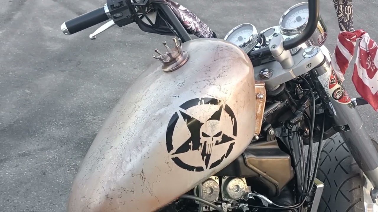 Hyosung Aquila GV 125 Bobber Custom moja przebudowa.