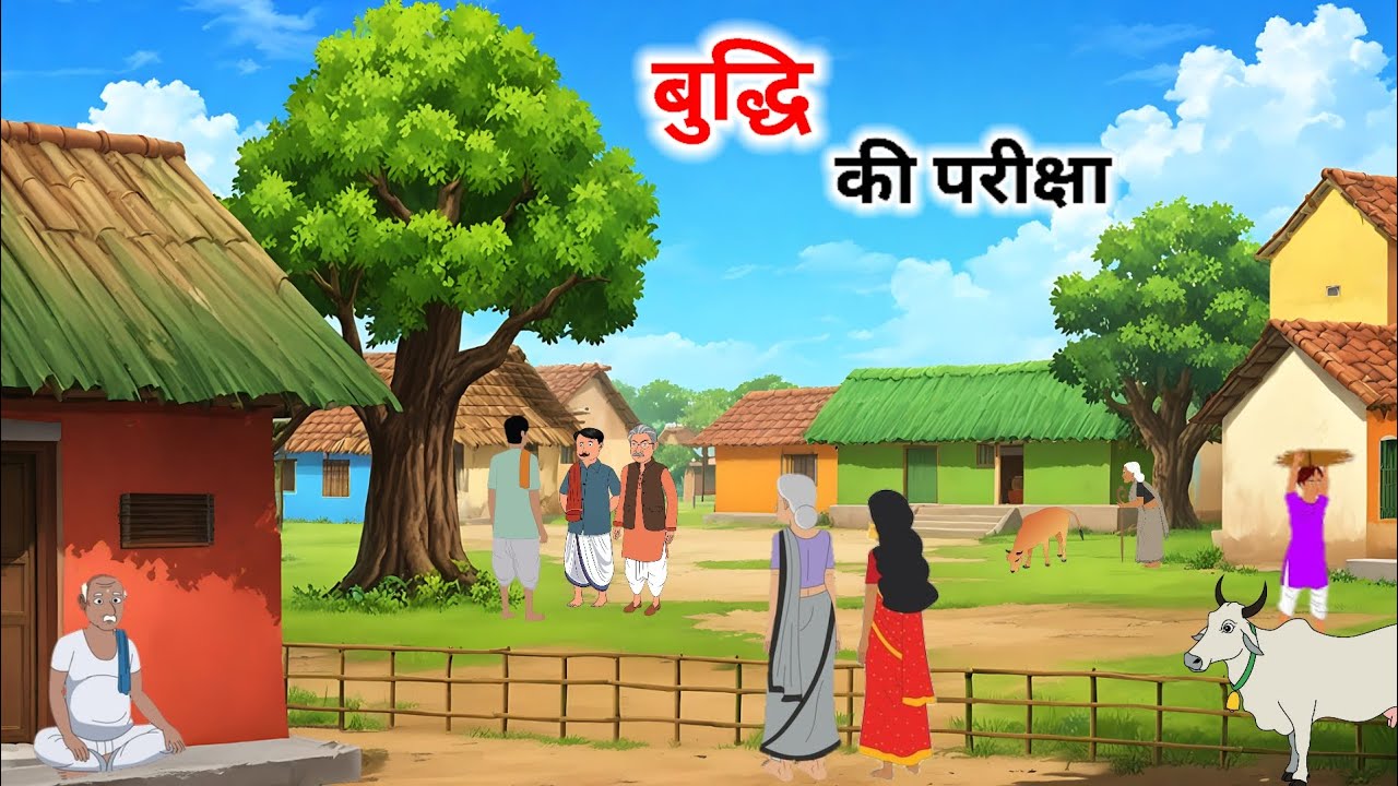 बुद्धि की परीक्षा हिंदी कहानी | Buddhi ki pariksha| Hindi Moral Stories| Bedtime Story|Cartoon