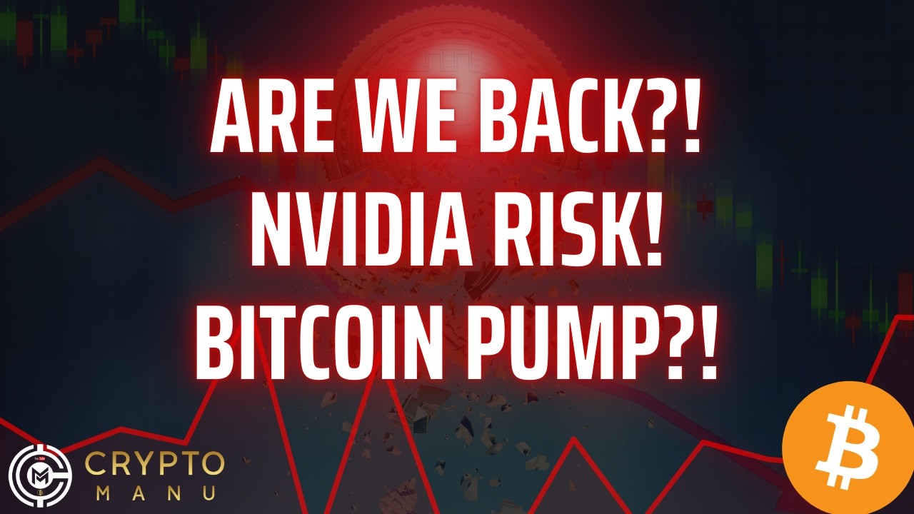 NVIDIA DELIVERS! 🚨 UNCERTAINTY REMAINS? 😳 BITCOIN PUMP FAKE MOVE?🚨