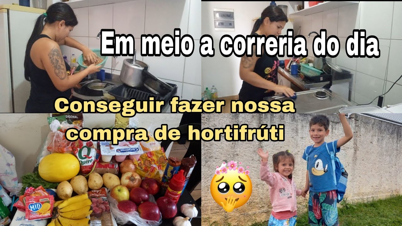😯MUITO CORRIDO POR AQUI|CONSEGUIMOS FAZER COMPRA🙏❤