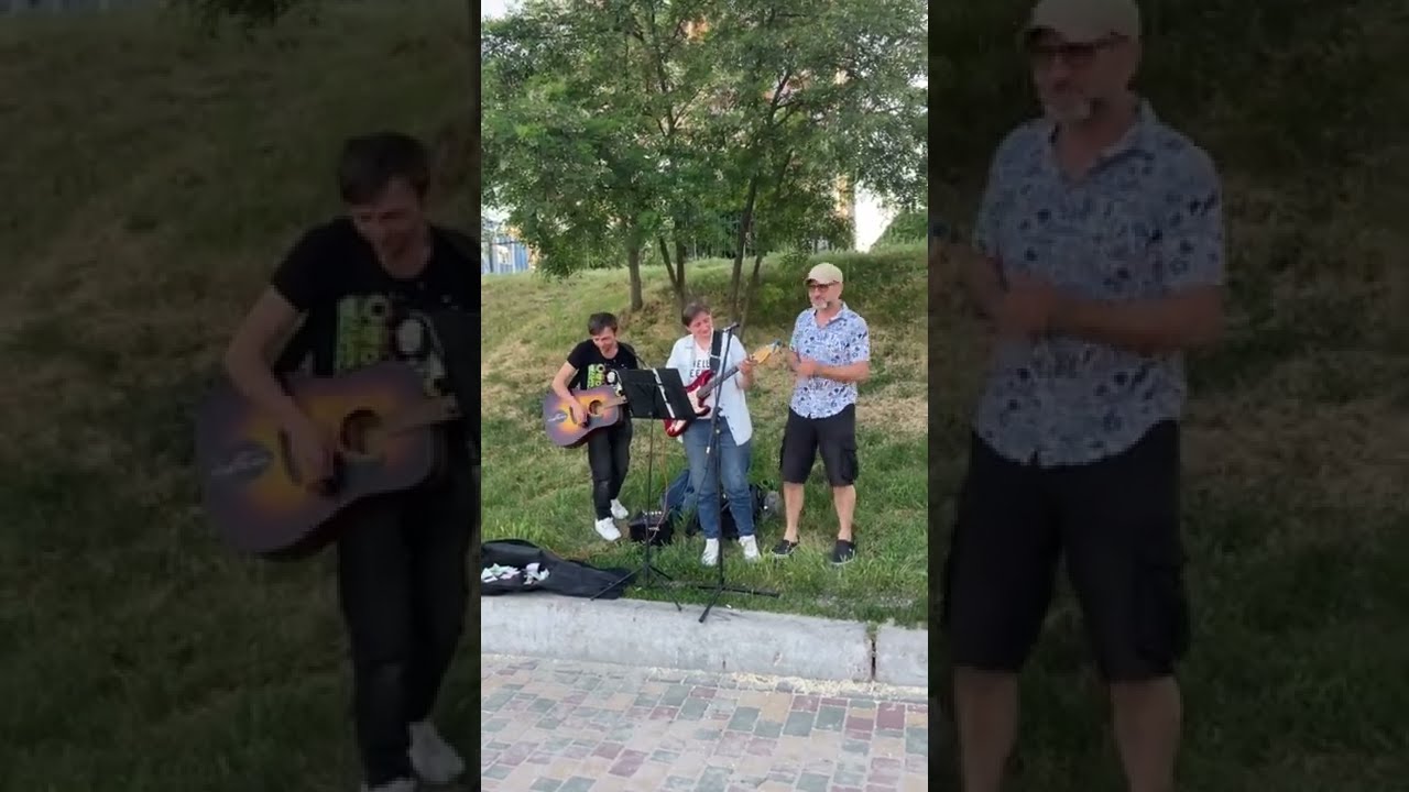 Вадим Красноокий та вуличні музиканти - Надія Є, Київ 2022 (Vadym Krasnooky, Mad Heads) Ukraine