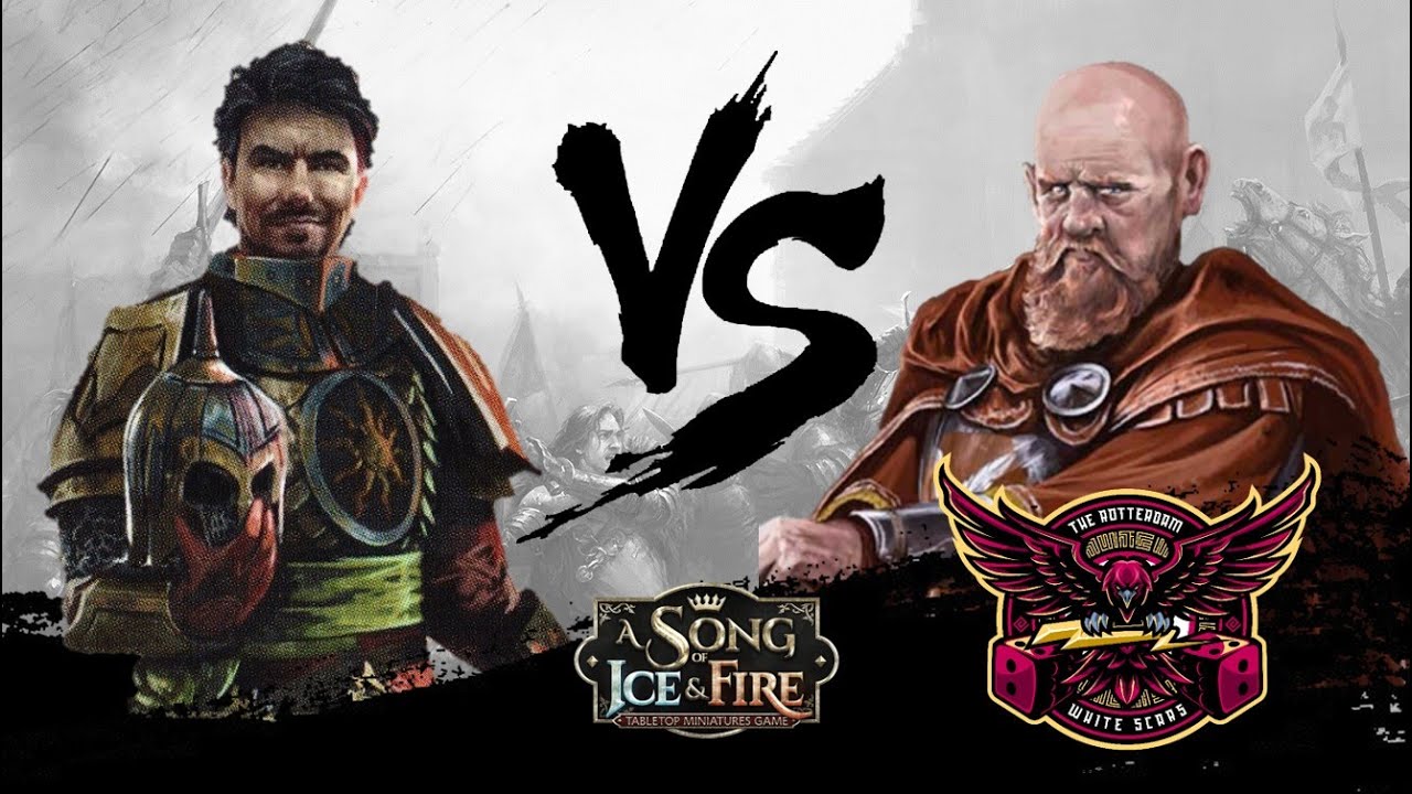 ASOIAF Battle Report 2021 S01 edition 40 pt: Martell (Oberyn Martell) vs Baratheon (Cortnay Penrose)