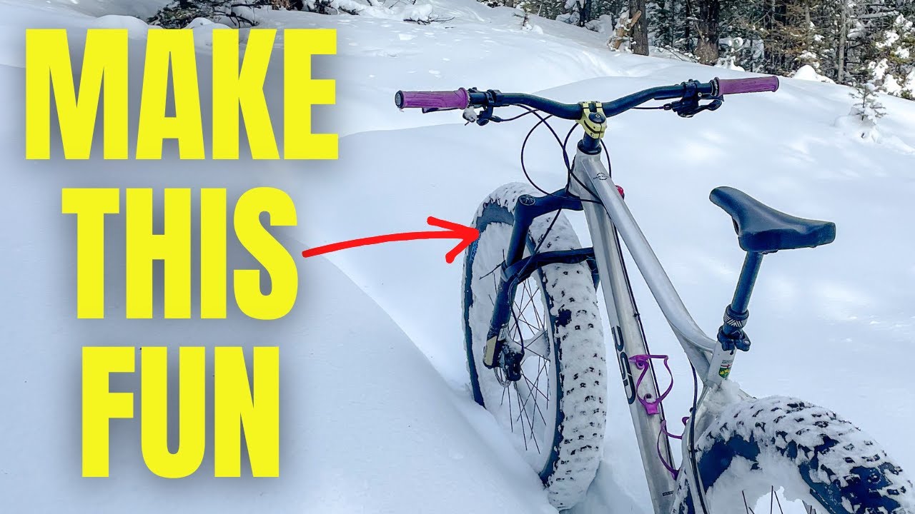 3 совета для езды на велосипеде по снегу | Fat Bike