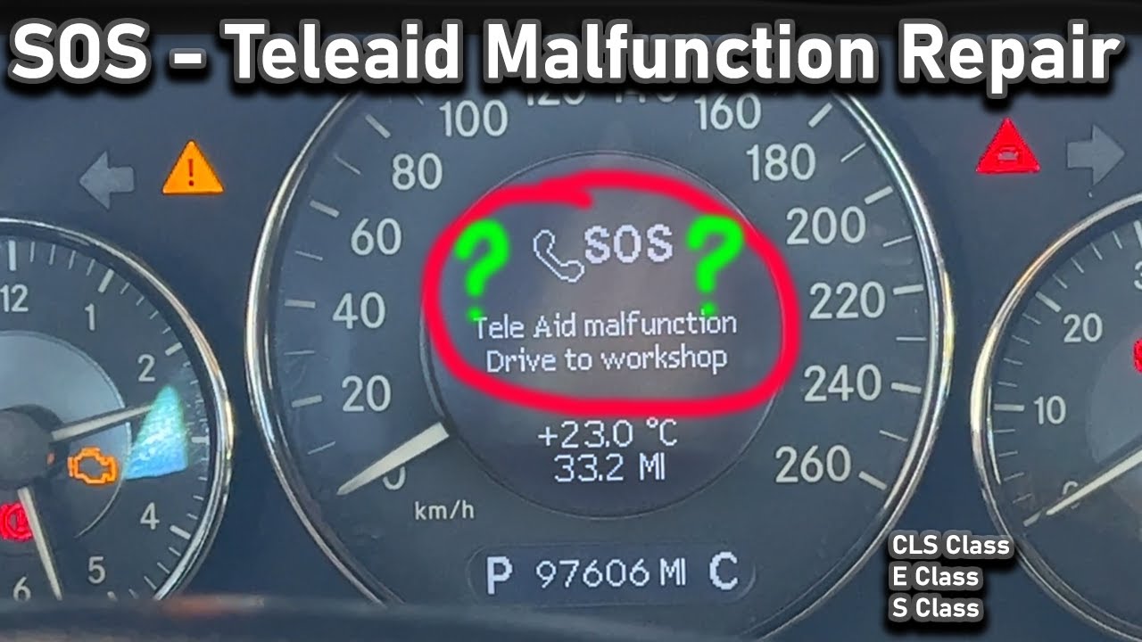 РУКОВОДСТВО ПО РЕМОНТУ НЕИСПРАВНОСТЕЙ MERCEDES SOS TELE AID