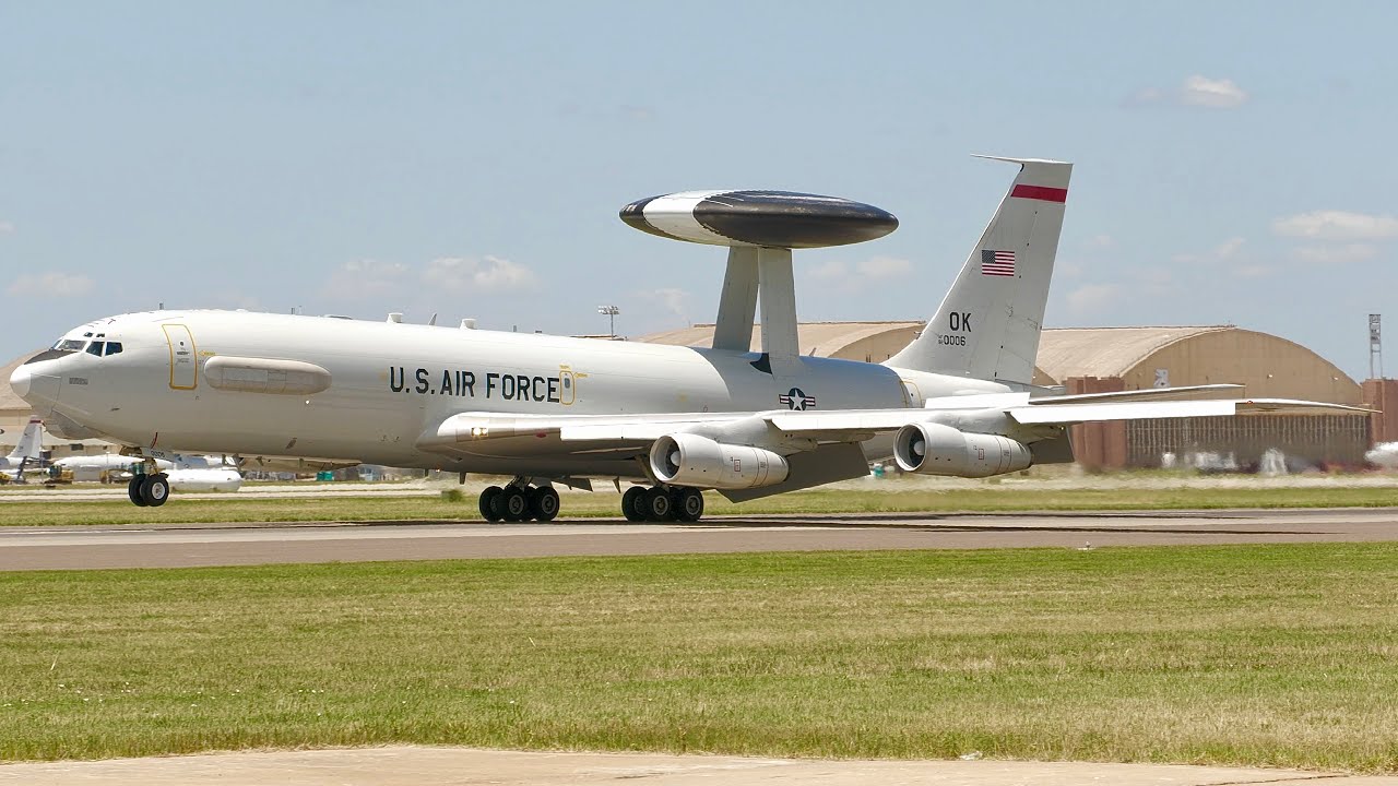 Tinker Airshow 2023: Team Tinker KC-135 & E-3 Sentry!