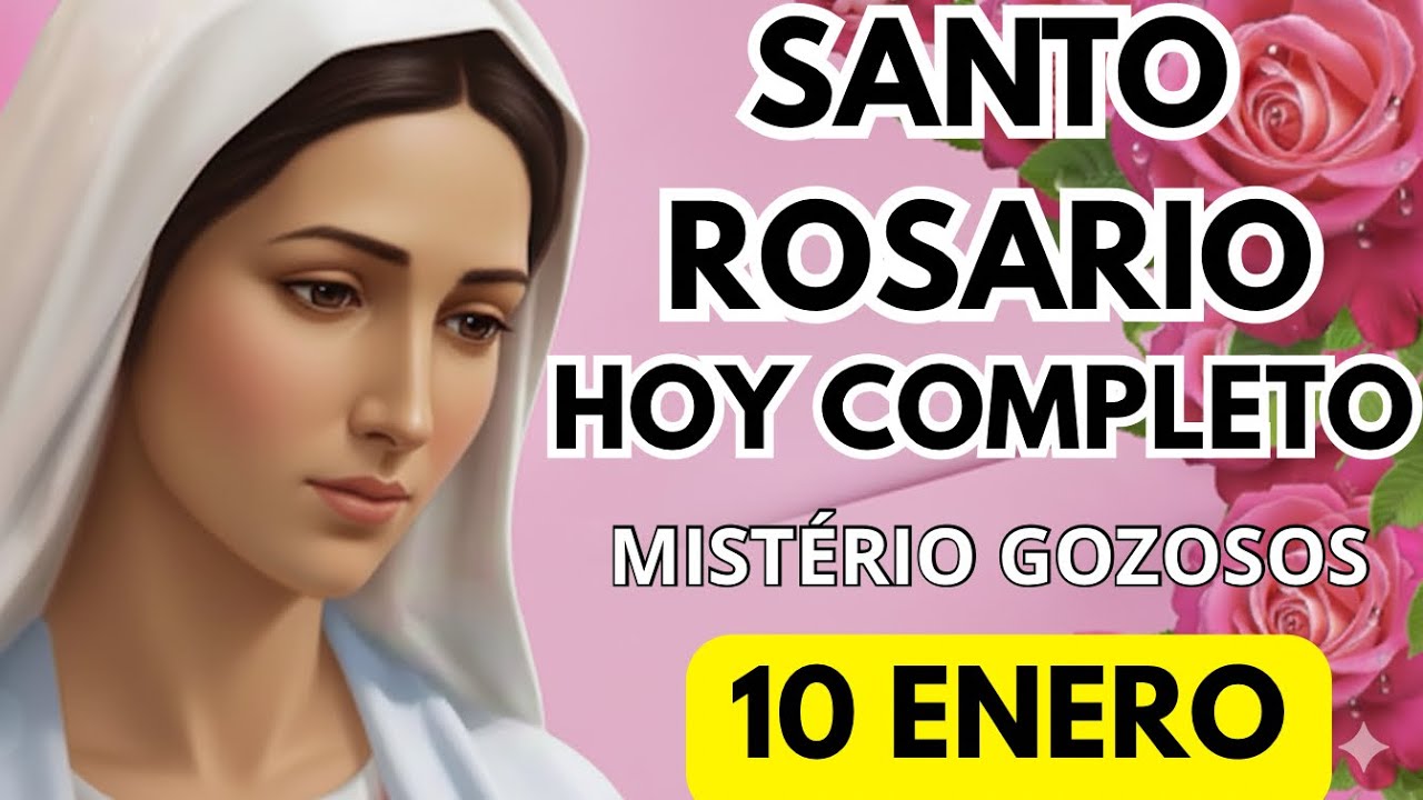 Santo Rosario de Hoy Viernes 10/01/26 Misterios Gozosos