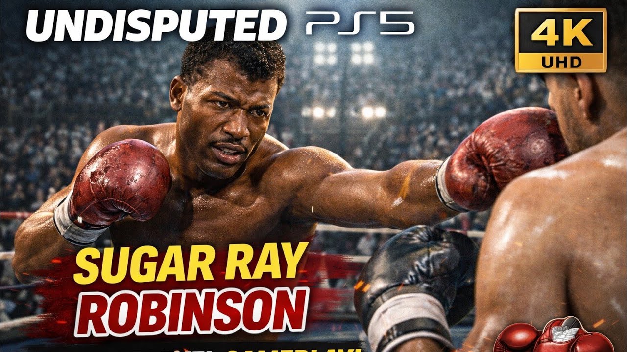 Undisputed PS5 4K Gameplay – Sugar Ray Robinson INSANE Knockout! (Highest Difficulty)