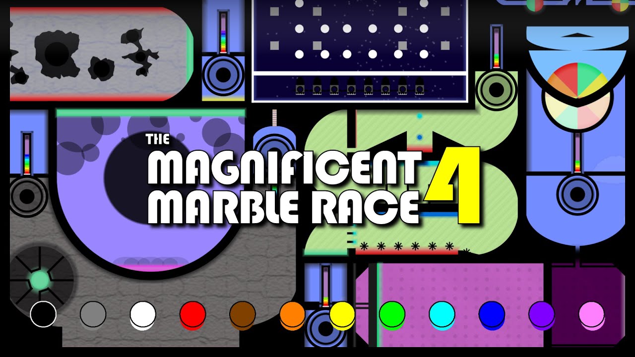 The Magnificent Marble Race 4 :|: Algodoo Marble Race