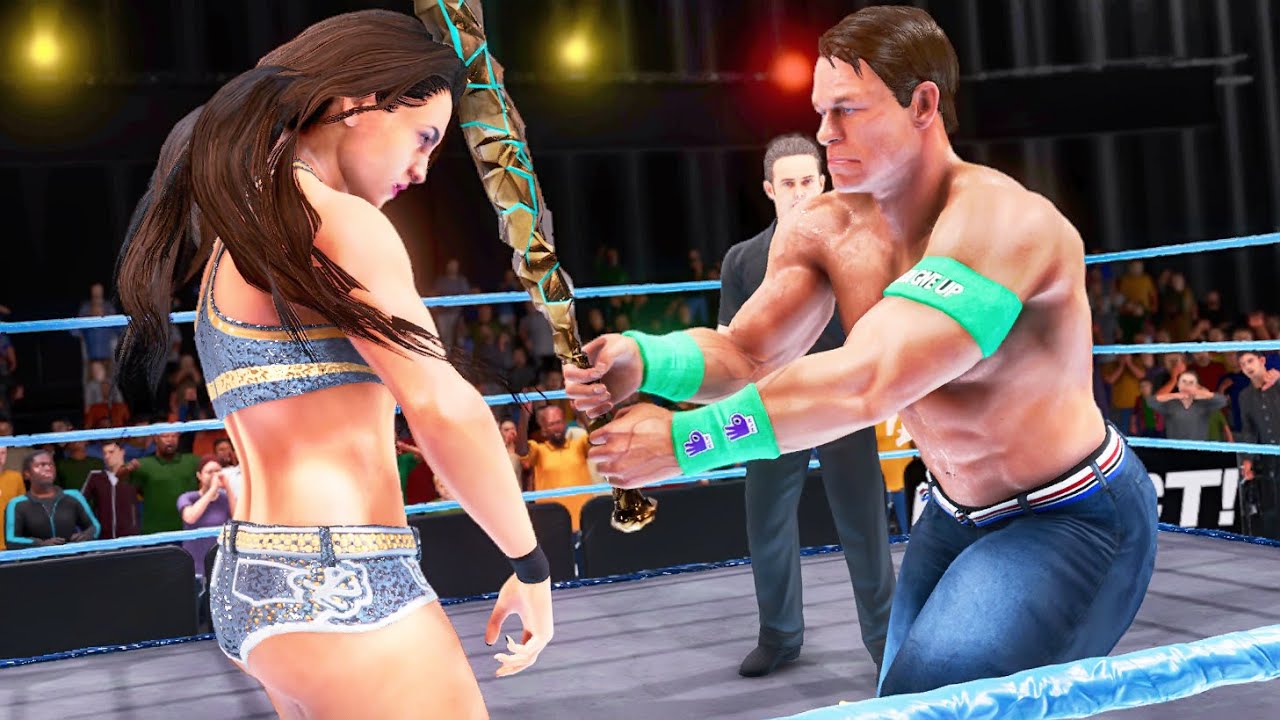 WWE 2k20 Tessa Blanchard vs John Cena Intergender Wrestling