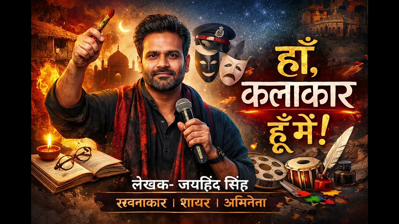 कलाकार हूँ मैं..! सारे कलाकारो को समर्पित ! Jayhind singh! 