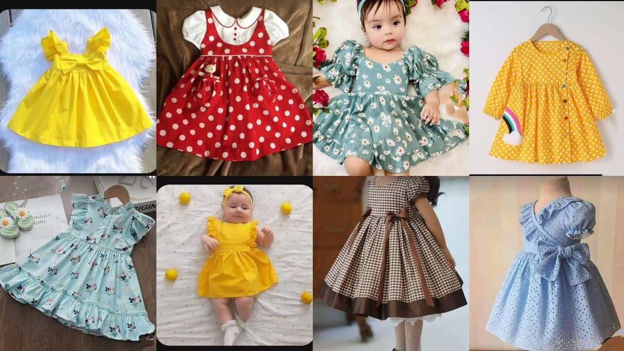 New born baby girls Beautiful  💯 plus summer   frocks degion in Eid  2024