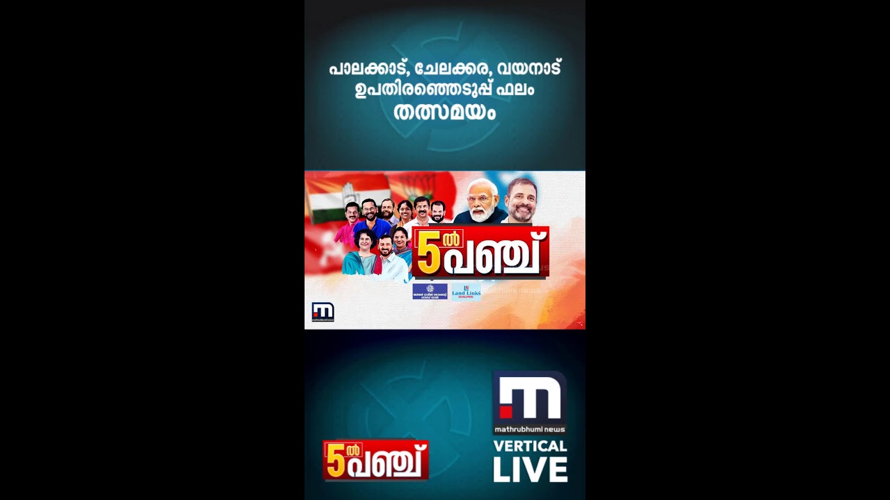 Kerala Byelection Results: Wayanad Chelakkara Palakkad Byelection Results | Malayalam News Live